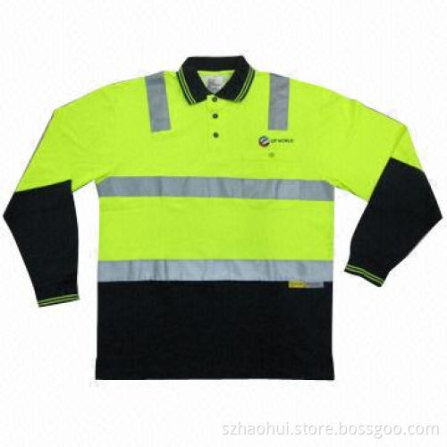 Reflective safety clothing with reflector band
